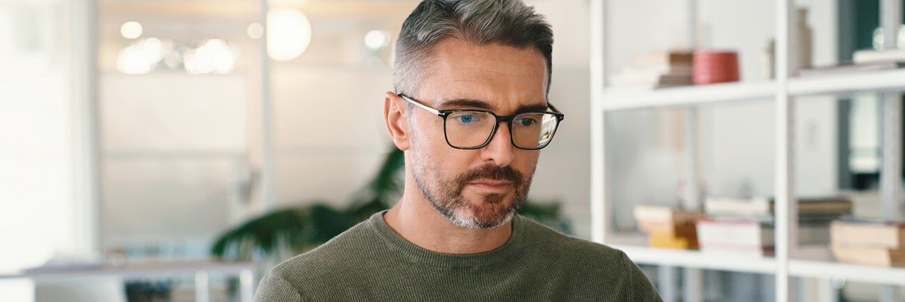 Man working at computer