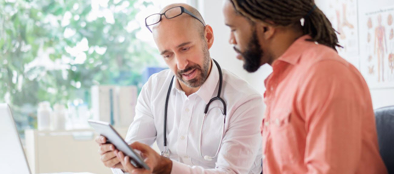 Physician and patient-1