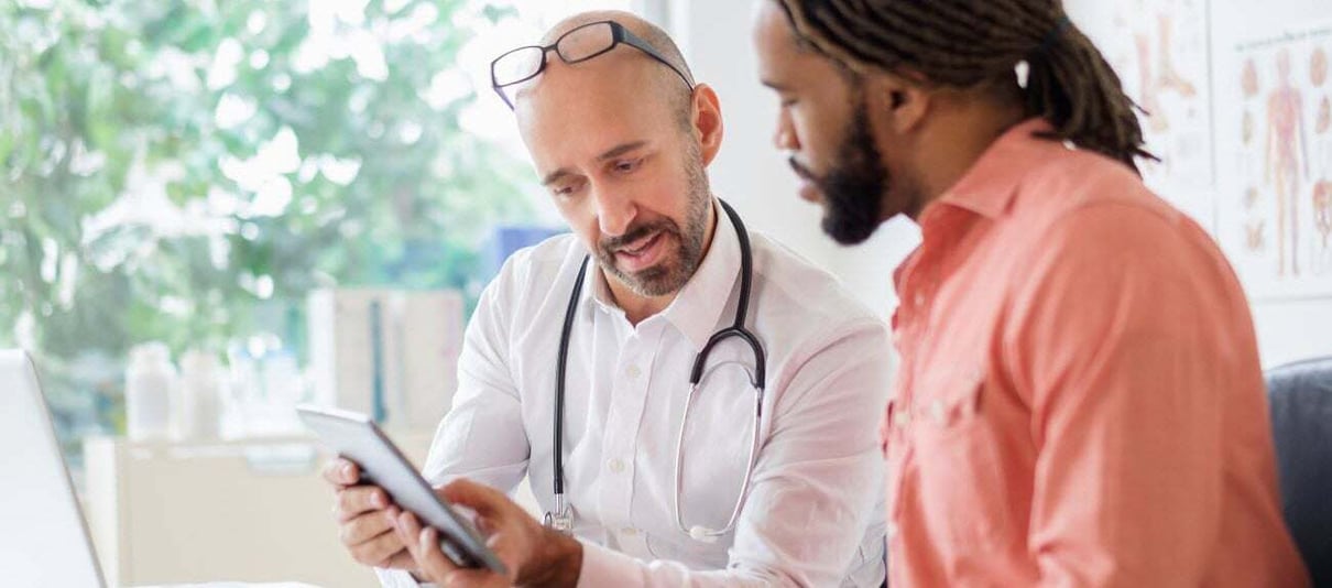 Physician and patient-1