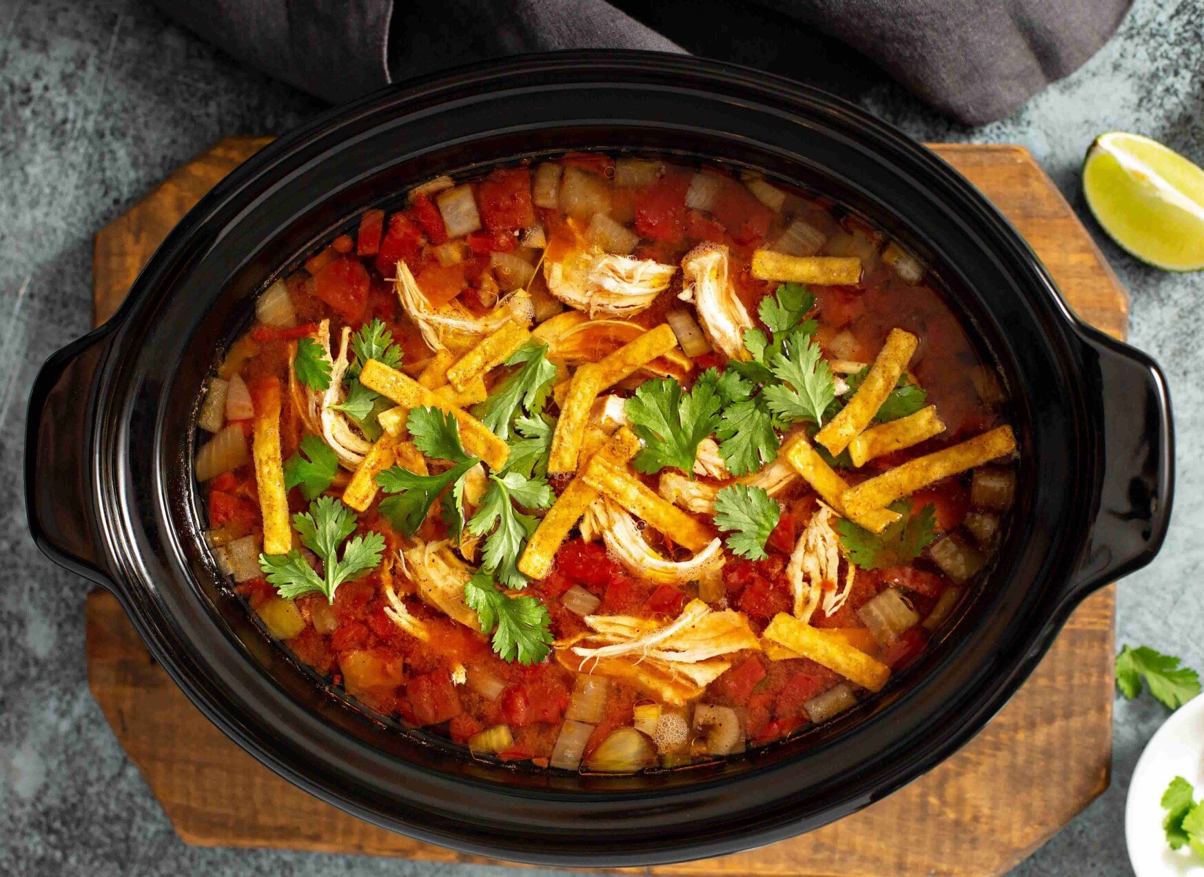 Slow Cooker Chicken Taco Soup